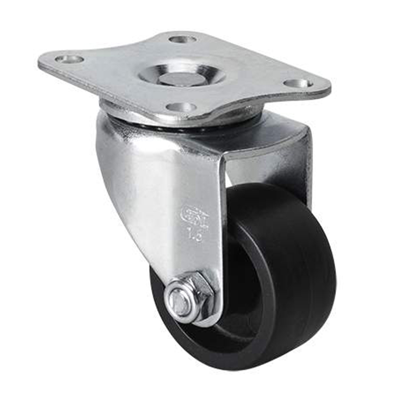 EDL Mini 1.5" 35Kg Plate Swivel PO Caster 261115-2215-03