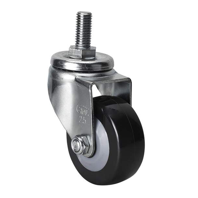 EDL Light 2.5'' 60kg Threaded Swivel PU Caster 361325-3625-64