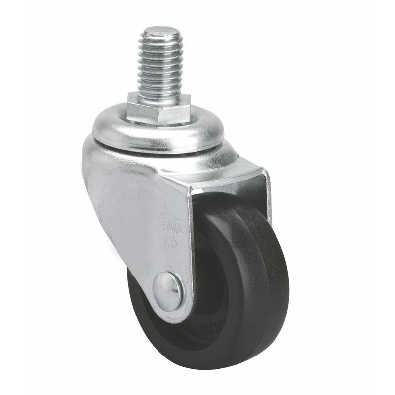 EDL Mini 1.5'' 25kg Threaded Swivel PO Caster 201315-2015-02