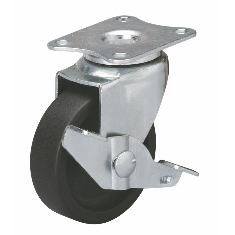 EDL Mini 2'' 25kg Plate Axle Brake PO Caster 20122A-202-02/A