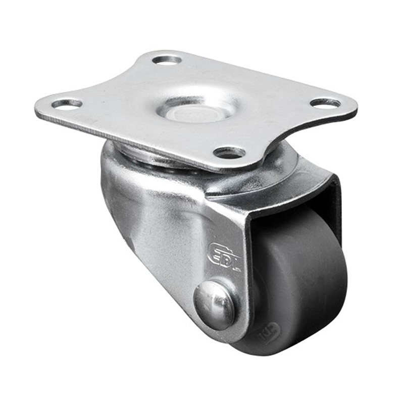 EDL Mini 1'' 30kg Plate Swivel TPE Caster 20111-201-52