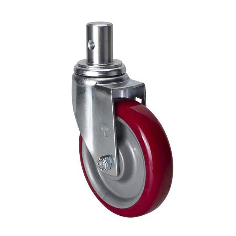 EDL Medium 5'' 130Kg Stem Swivel TPU Caster 50155-505-85