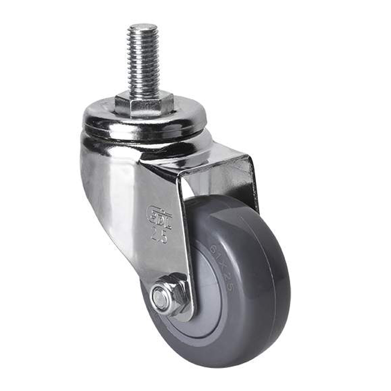 EDL Light 2.5'' 80kg Threaded Swivel PU Caster 372325-3725-77