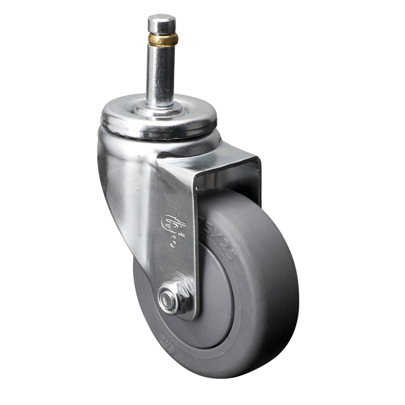 EDL Light 3'' 70kg Stem Swivel TPE Caster 37153-373-57