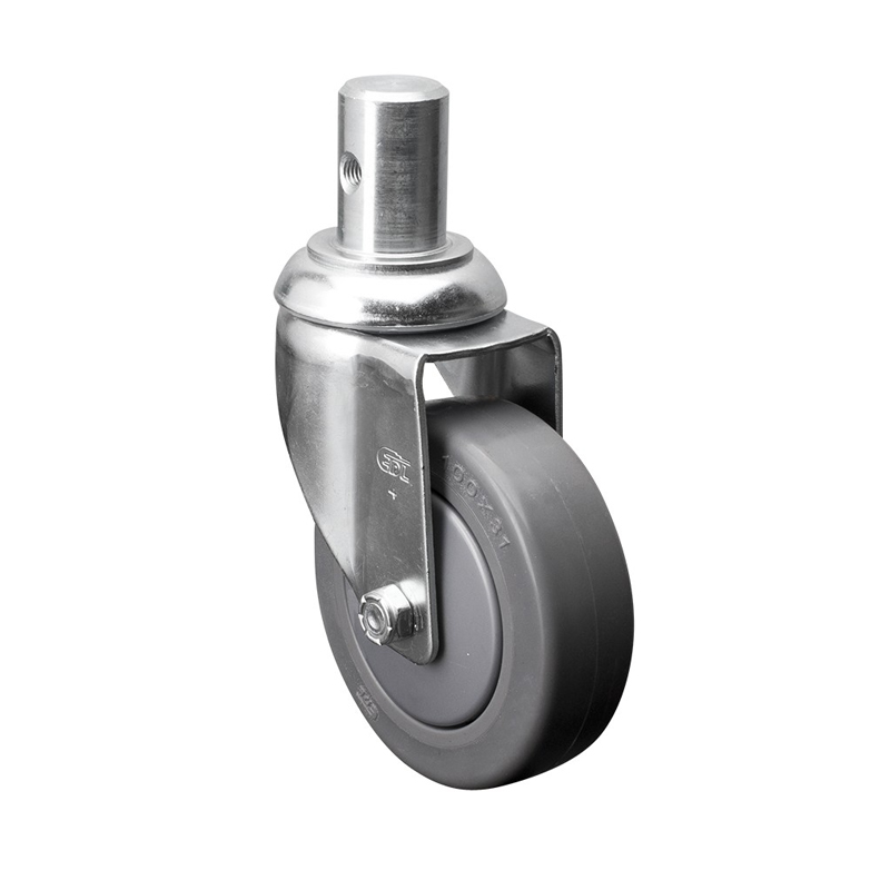 EDL Medium 4'' 130Kg Stem Swivel TPE Caster 57154-574-57