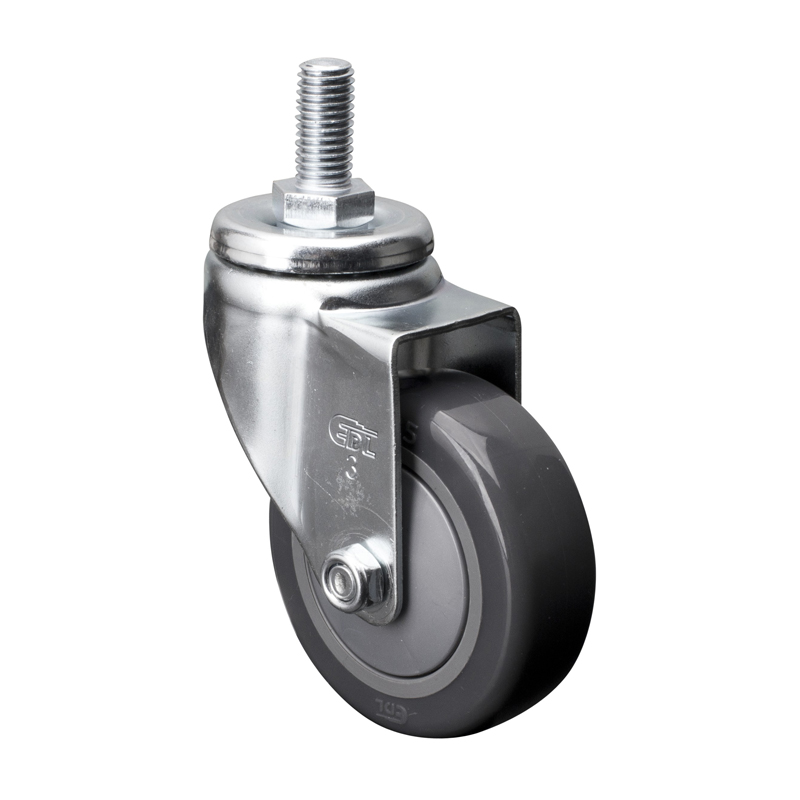 EDL Light 3" 80kg Threaded Swivel PU Caster 37133-373-77