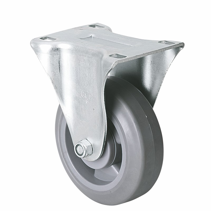 EDL Heavy 6" 320kg Rigid TPE Caster 77106-706-56/M12X80