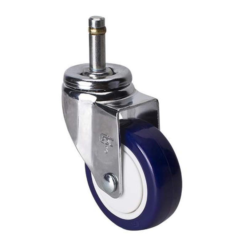 EDL Light 3'' 80kg Stem Swivel TPU Caster 37153-373-87