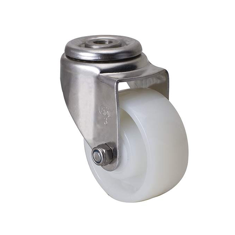 EDL Stainless Steel Medium 3'' 150kg Bolt Hole Swivel TPA Caster S54773-S543-25