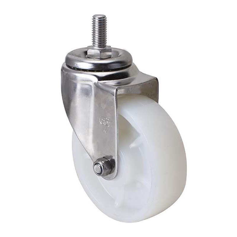 EDL Stainless Steel Medium 4'' 150kg Threaded Swivel TPA Caster S54734-S544-25