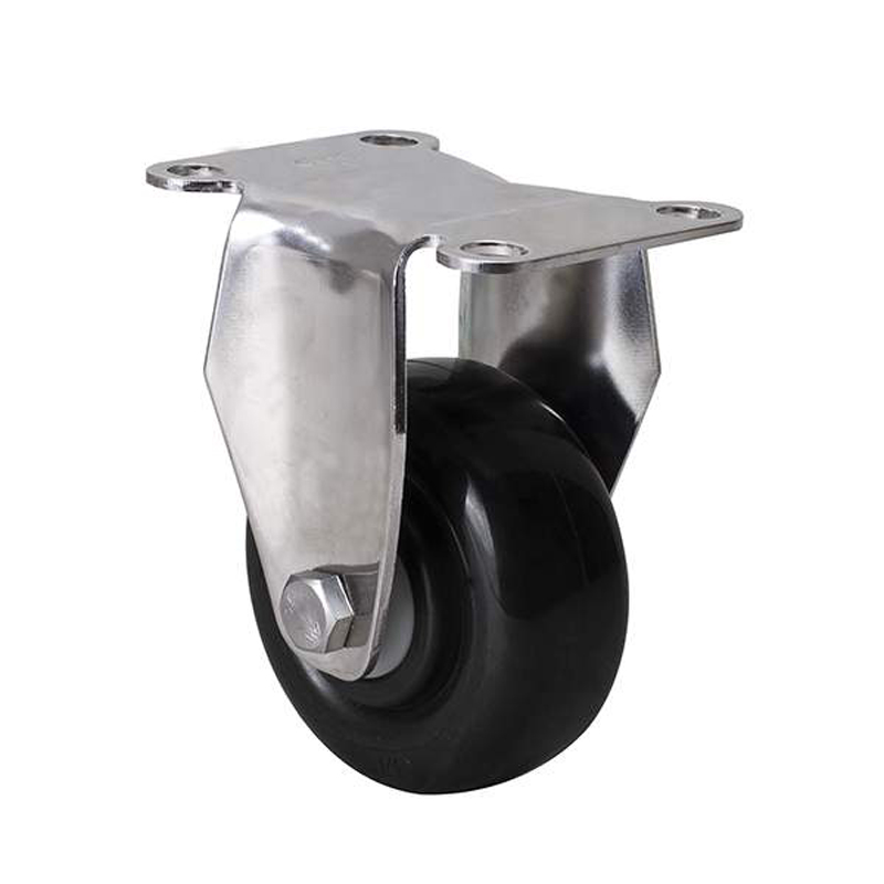 EDL Stainless Steel Medium 3'' 140kg Rigid PU Caster S54703-S543-65