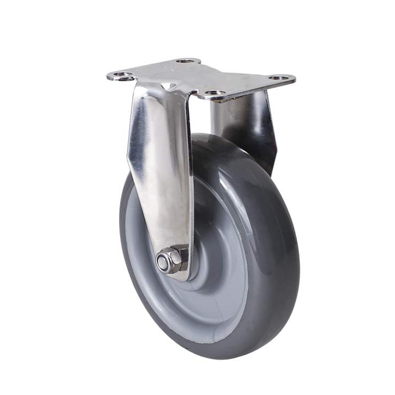 EDL Stainless Steel Medium 5'' 150kg Rigid PU Caster S54705-S545-75