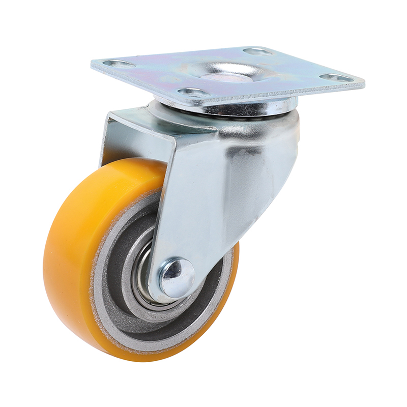 EDL Light 2.5'' 80kg Plate Swivel TPU Caster 361125-3625-86A