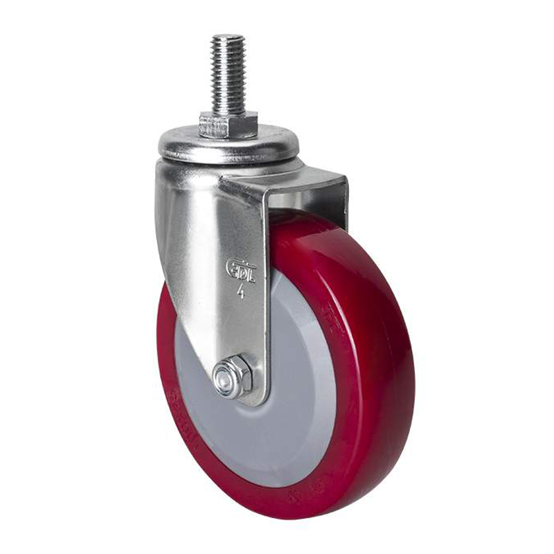 EDL Light 4'' 70kg Threaded Swivel TPU caster 36134-364-84