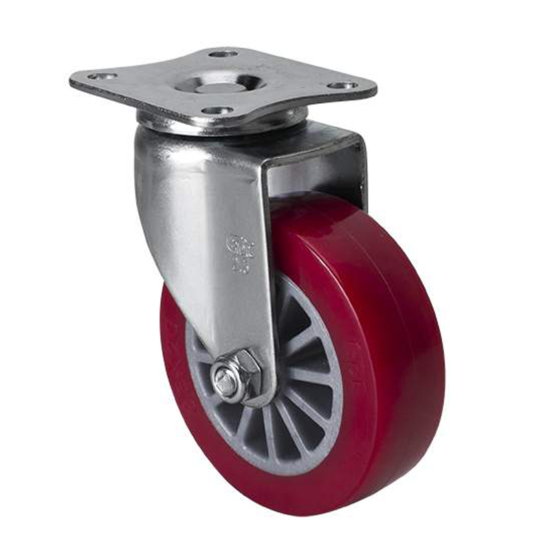 EDL Mini 2.5'' 35kg Plate Swivel TPU Caster 261125-2625-83