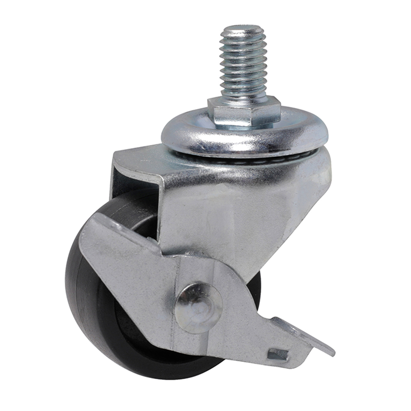 EDL Mini 1.5'' 35kg Threaded Axle Brake PO Caster 221415A-2215-02/A