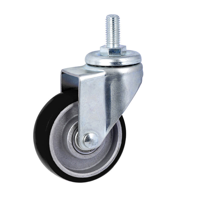 EDL Anti-electrostatic Light 3'' 80kg Threaded Swivel TPU Caster 36133-A363-86A